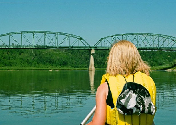 Gabriel's Crossing and Bridge over the South Saskatchewan River