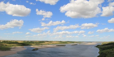 South Saskatchewan River valley at Outlook