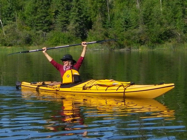 Kayaking on Churchill River