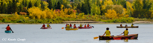 Canoeing the South Saskatchewan River