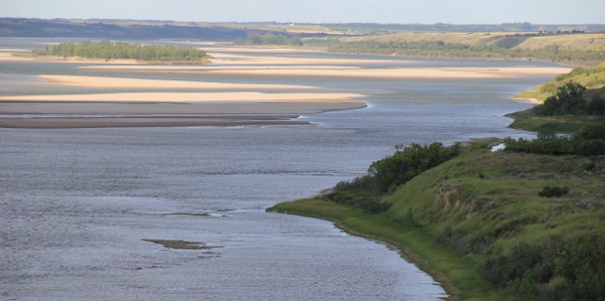 South Saskatchewan River at Outlook SK